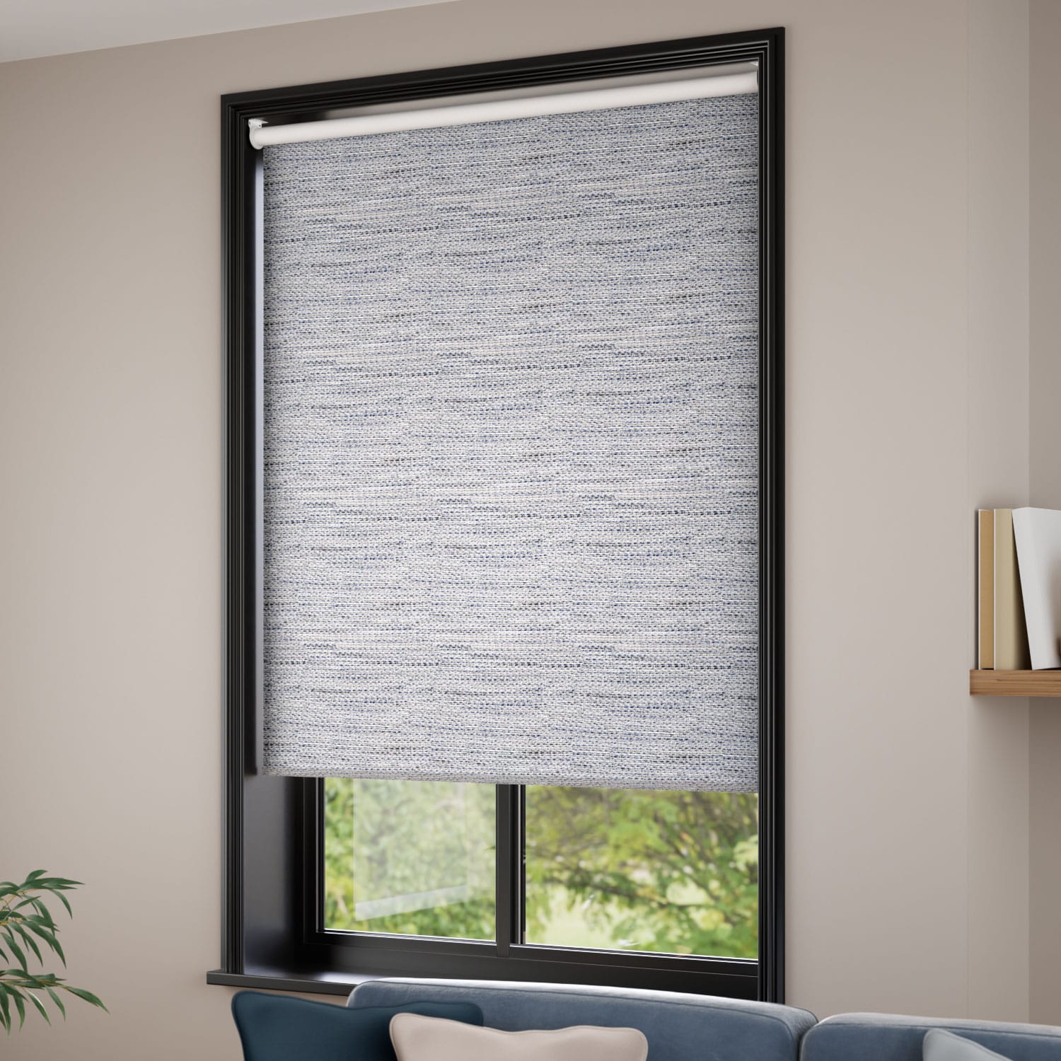 ColorizedZoom Choices Cleo Cobalt Roller Blind
