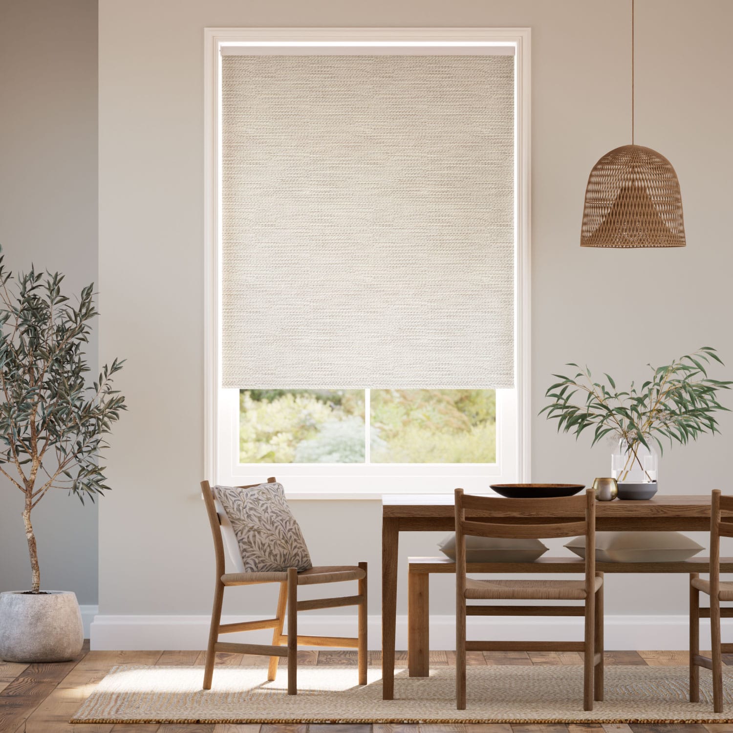 Colorized Twist2Go Choices Cleo Limestone Roller Blind 4969