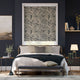 Colorized William Morris Acanthus Jacquard Antique Bronze  Roller Blind 4988