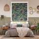 Colorized Paradiso Teal Roller Blind
