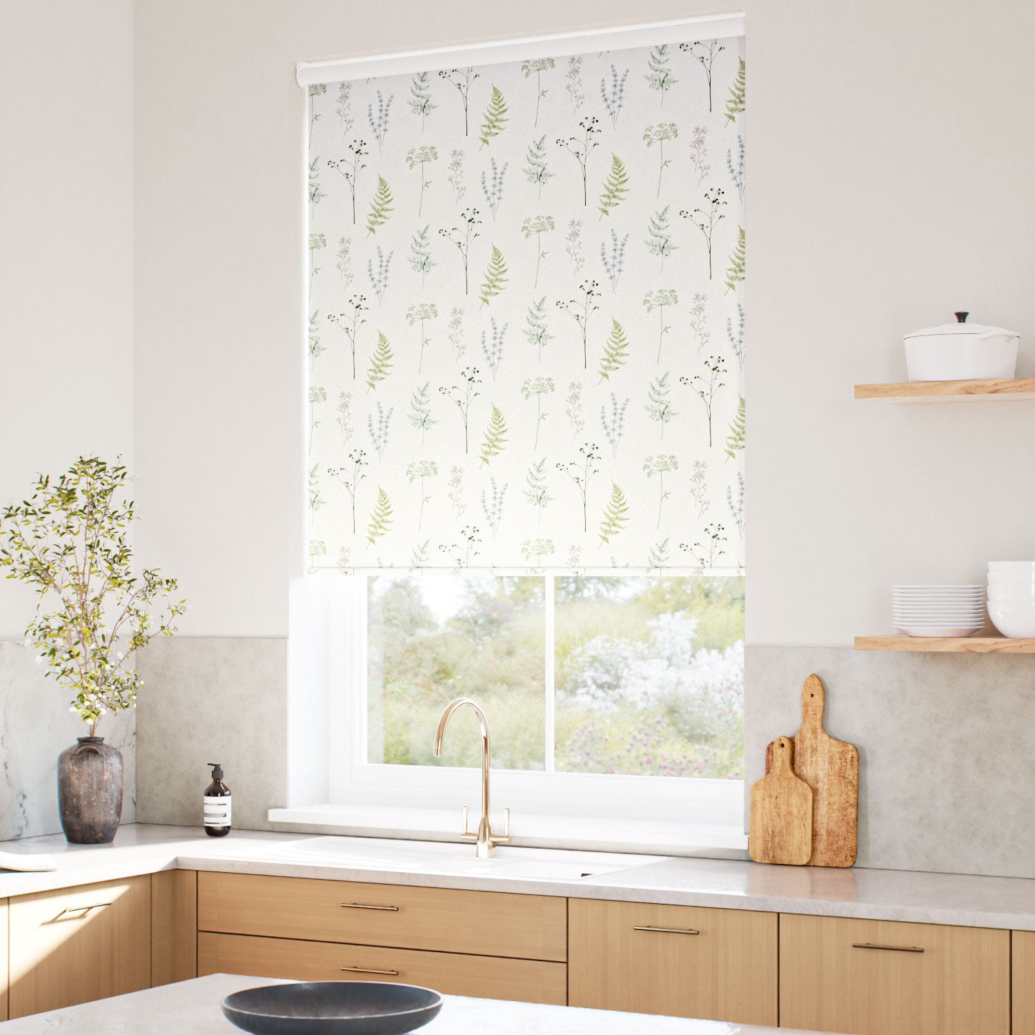 ColorizedZoom Adeline Juniper Roller Blind