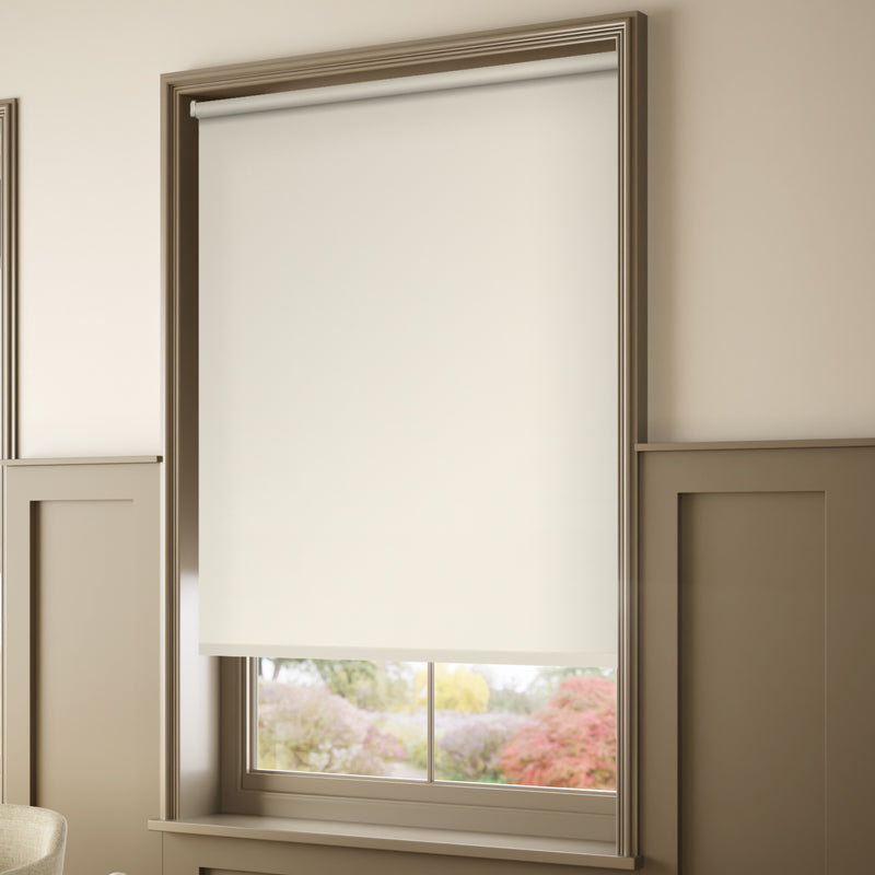 ColorizedZoom PVC Vintage White Roller Blind 5165