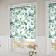 ColorizedZoom Flores Seaspray  Roller Blind