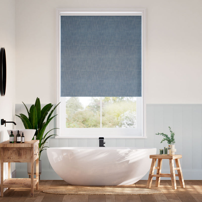 Colorized Choices Eco-Friendly Nyah Lagoon Blue Roller Blind 5255
