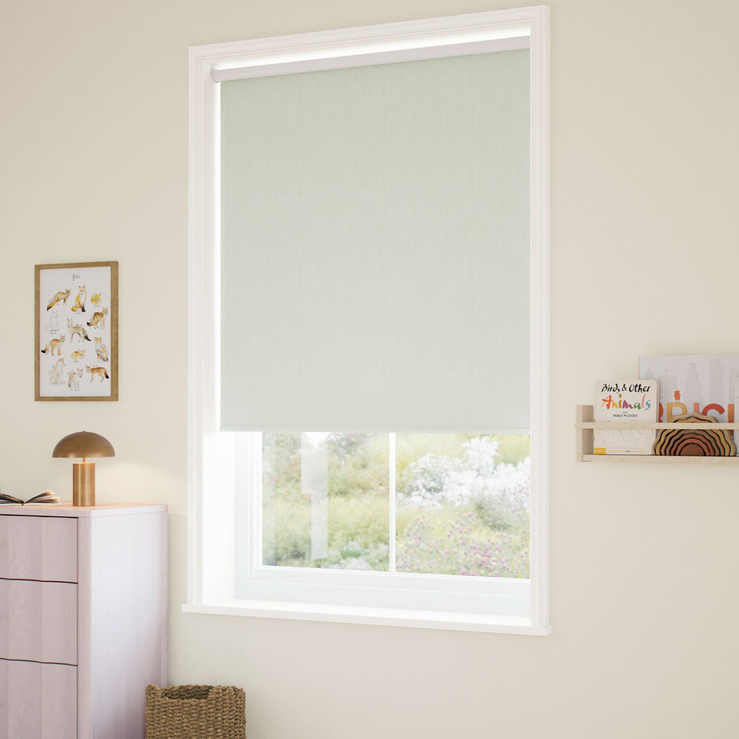 ColorizedZoom Choices Eco-Friendly Nyah Limoncello Roller Blind 5256