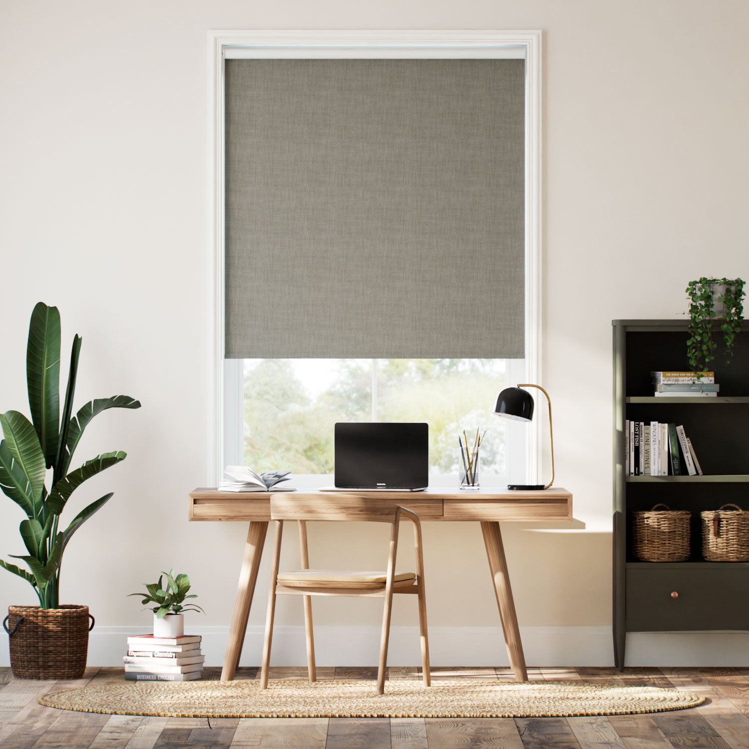 Colorized Twist2Go Choices Eco-Friendly Riley Tuscan Brown Roller Blind 5282