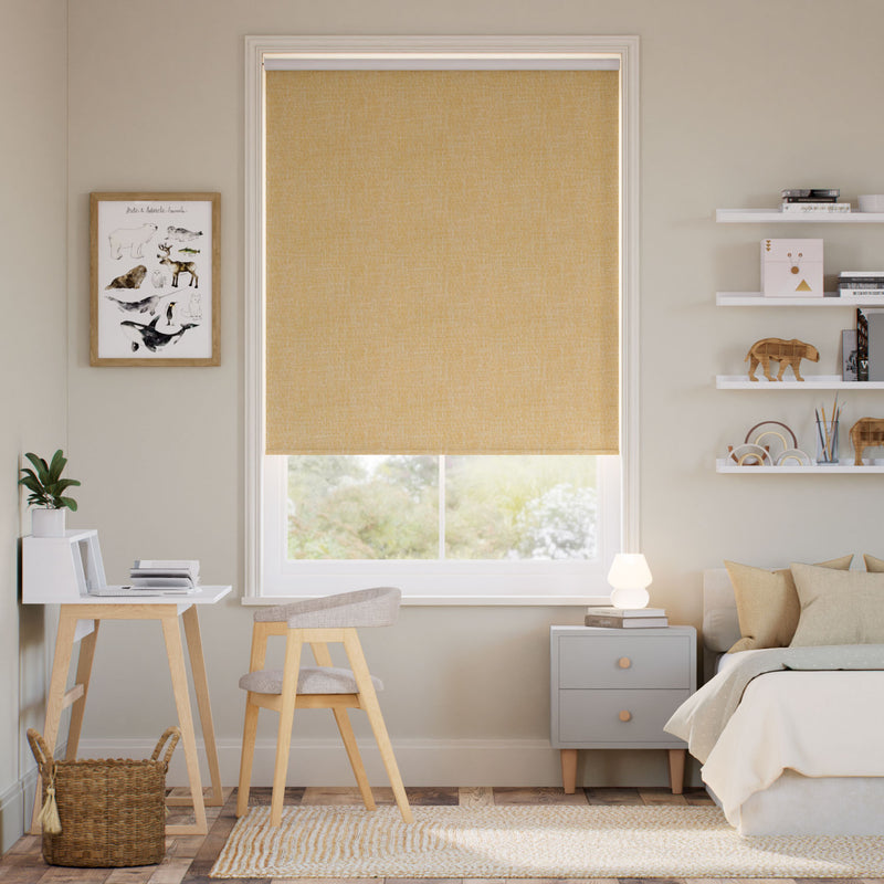 Colorized Twist2Go Choices Lydia Ochre Roller Blind 5295