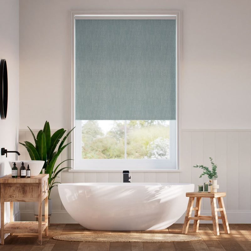 Colorized Twist2Go Choices Isabella Teal Roller Blind 5303