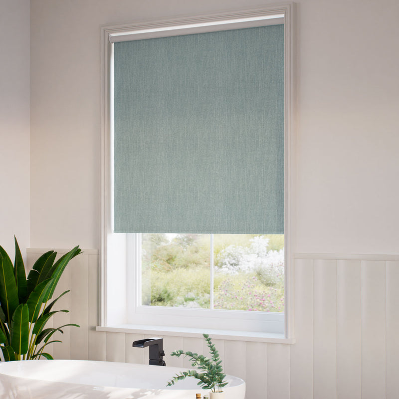 ColorizedZoom Twist2Go Choices Isabella Teal Roller Blind 5303