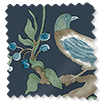 ColorizedSwatch Porcelain Garden Rich Cerulean Roller Blind sample image