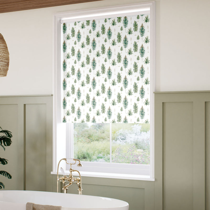 ColorizedZoom Fernery Fern Roller Blind
