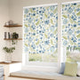 ColorizedZoom Newnham Courtney Cobalt Sage Roller Blind 5319