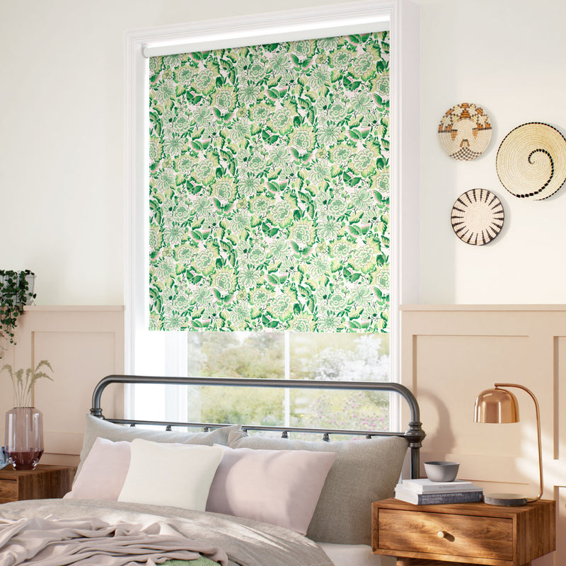 ColorizedZoom Amara Butterfly Shoots & Rushes Roller Blind 5322