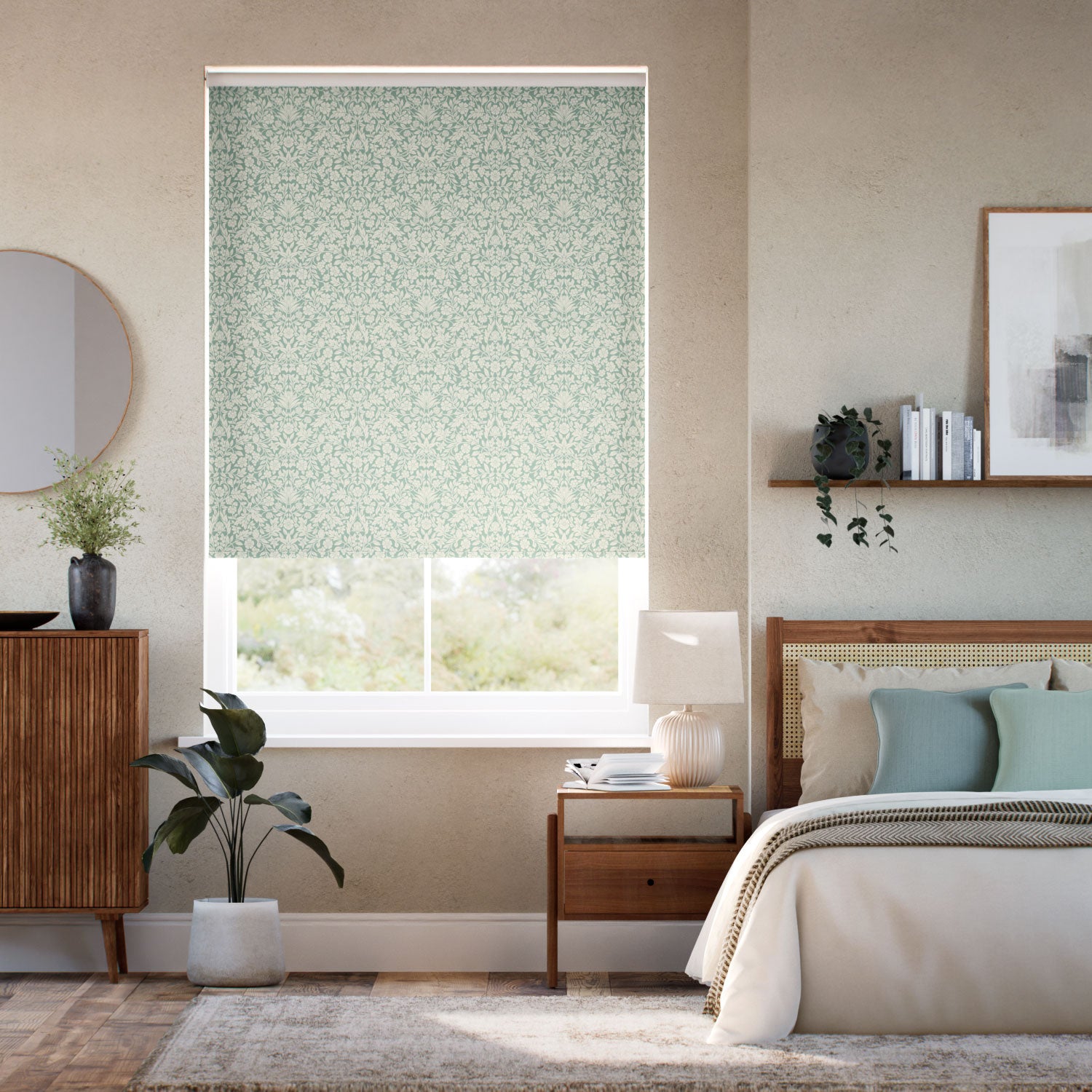 Colorized Eleni Sage Roller Blind 5359