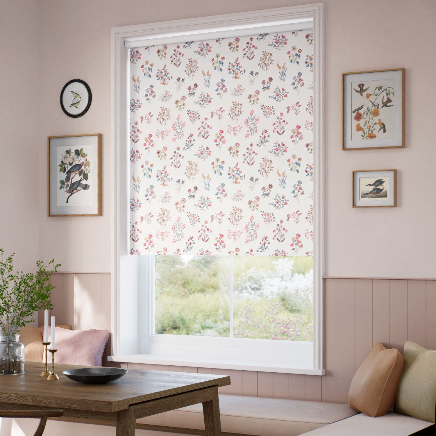ColorizedZoom Shepherdly Meadow Ivory Roller Blind