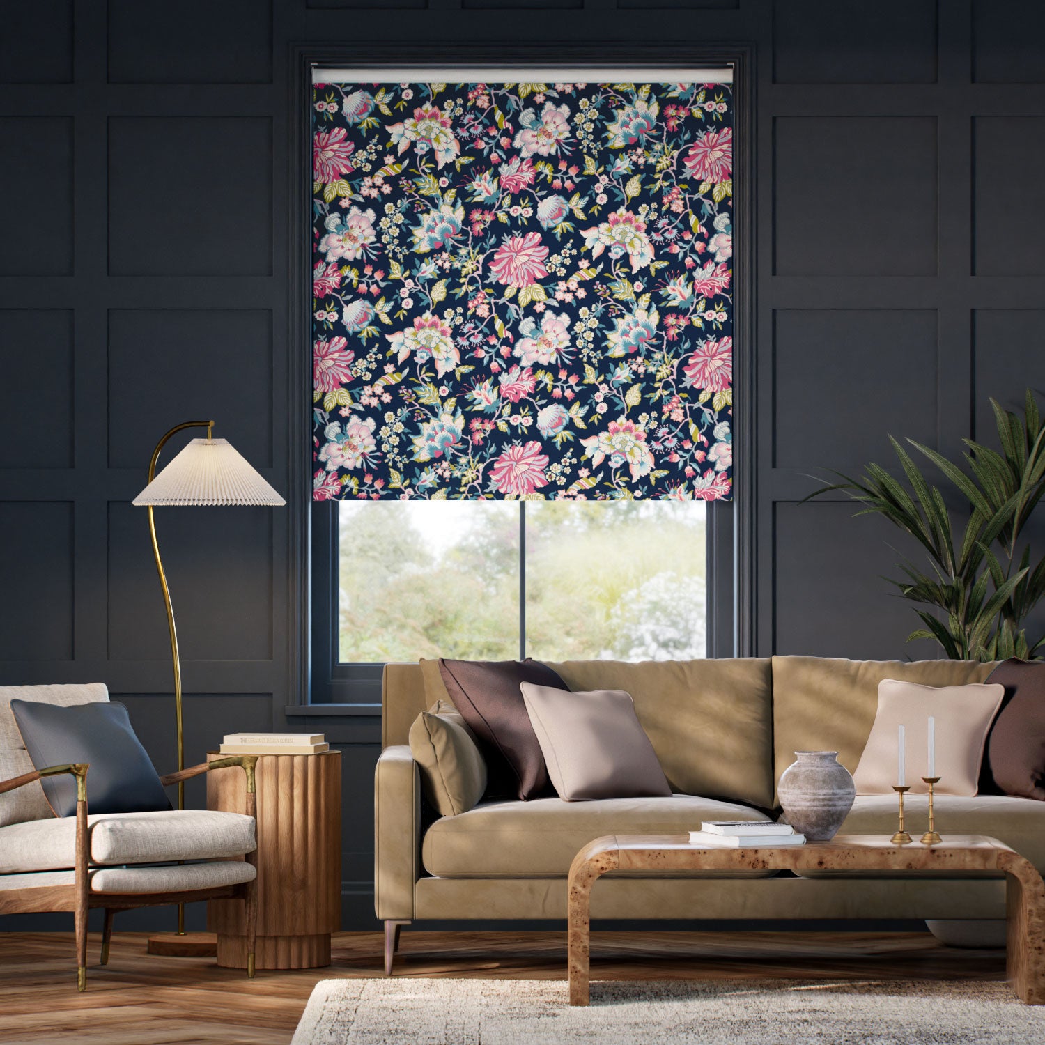 Colorized Twist2Go Christelle Cosmos Roller Blind 5390