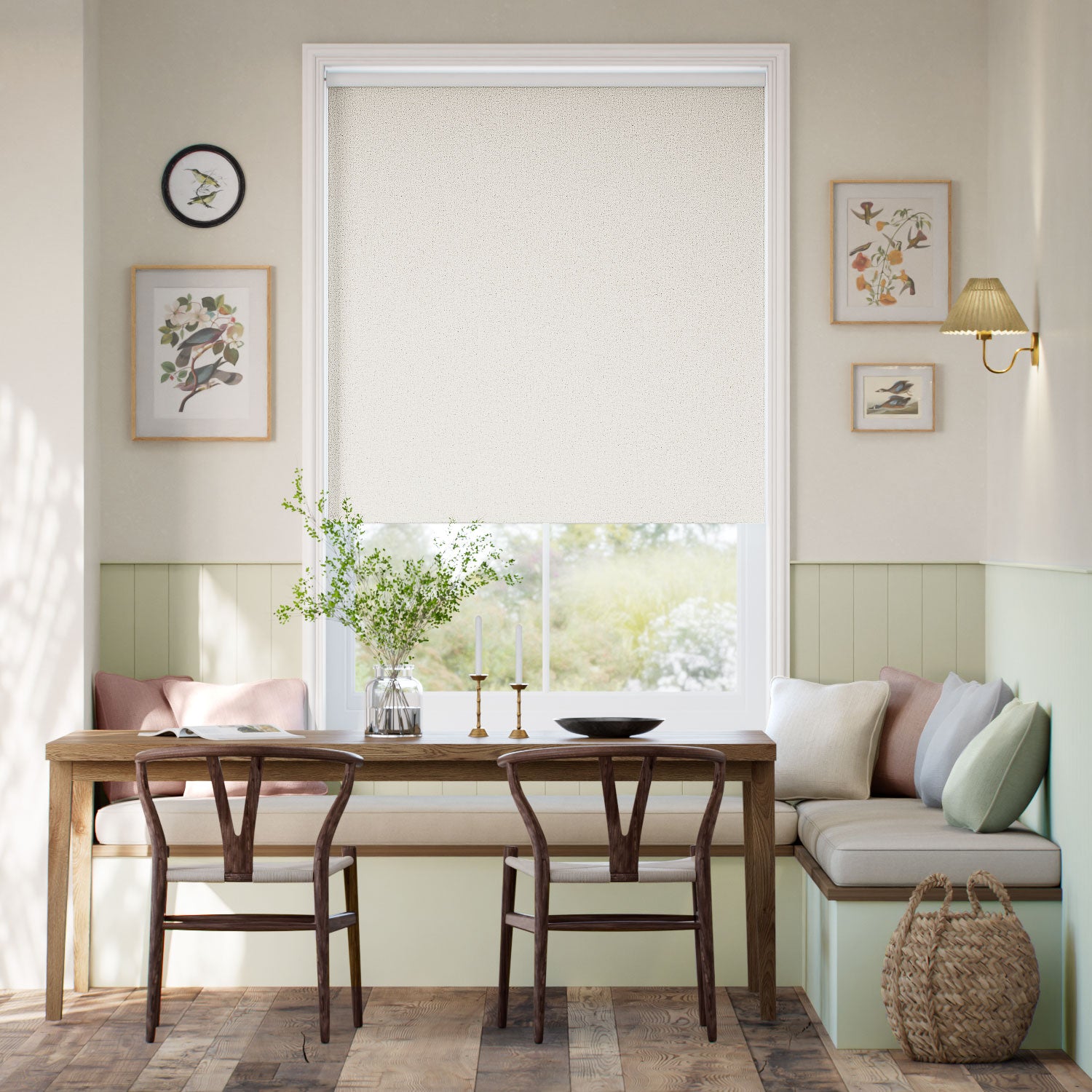 Colorized Twist2Go Choices Quinn Parchment Roller Blind 5418