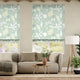 Colorized Flavia Seafoam  Roman Blind 6639