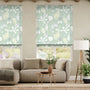 Colorized Flavia Seafoam  Roman Blind 6639