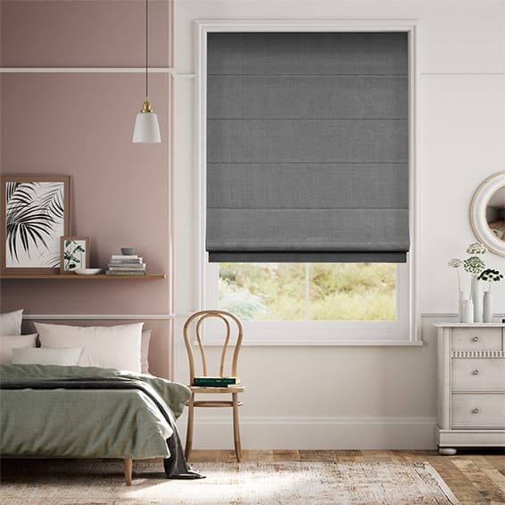 Colorized Penrith Steel Roman Blind 6646