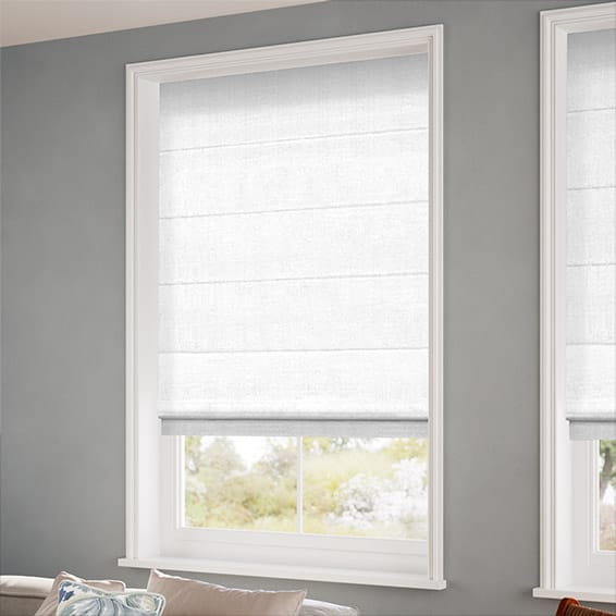 ColorizedZoom Penrith Bright White Roman Blind