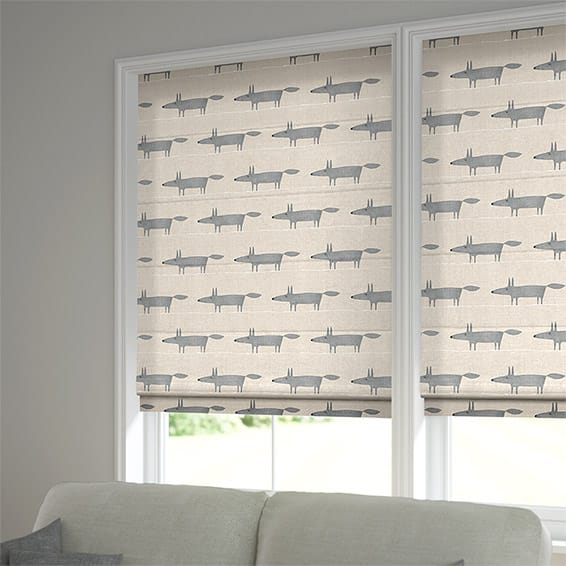 ColorizedZoom Mr Fox Mini Neutral Roman Blind