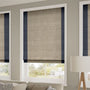 ColorizedZoom Manor Navy Roman Blind 6659