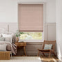 Colorized Paleo Linen Dusky Pink  Roman Blind