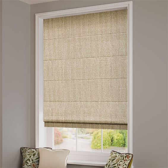 ColorizedZoom Paleo Linen Hopsack Roman Blind 8741