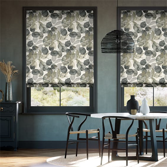 Colorized Blakely Linen Vintage Vapour Grey Roman Blind 6687