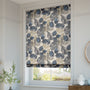 ColorizedZoom Blakely Linen Vintage Indigo Roman Blind 6686