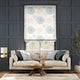 Colorized Gardenia Blush Cloud  Roman Blind 6690