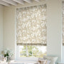ColorizedZoom Madelyn Linen Chalk White Roman Blind