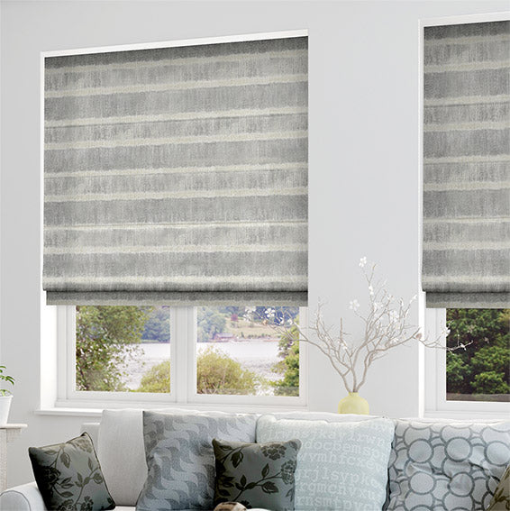 ColorizedZoom Santorini Silver Fog Roman Blind 6699