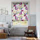 Colorized Hadley Linen Blooming Violet Roman Blind 6707