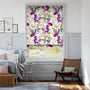 Colorized Hadley Linen Blooming Violet Roman Blind 6707