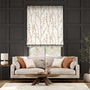 Colorized Salice Trail Tangerine Roman Blind 6716