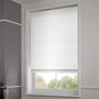 ColorizedZoom Eminence Faux Silk Snowdrop Roman Blind 6717