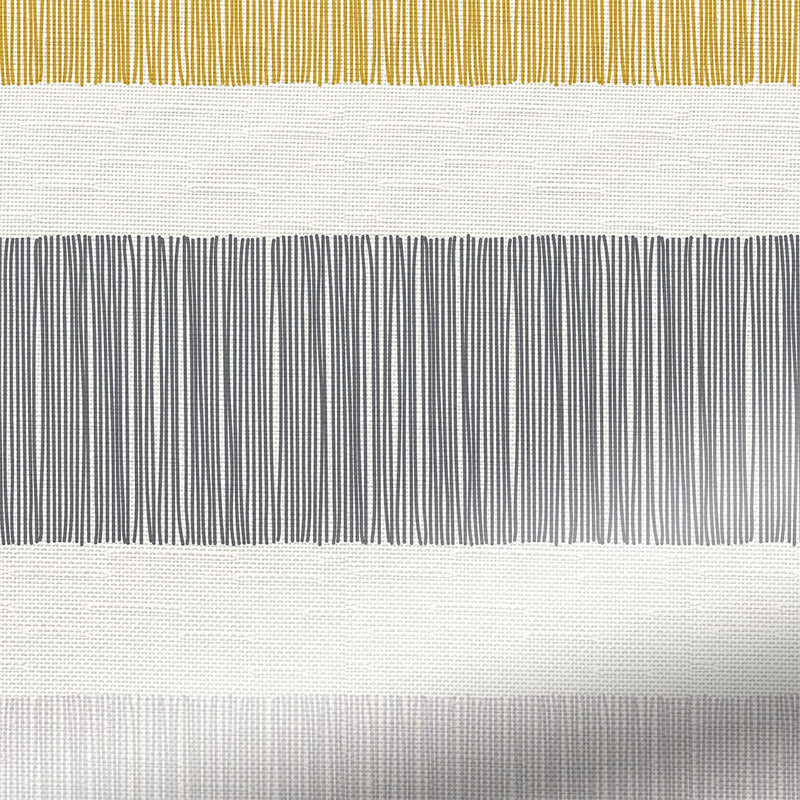ColorizedFabricZoom Cardigan Stripe Flax Grey Roman Blind 8973