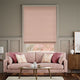 Colorized Bijou Linen Blush Pink  Roman Blind 8748