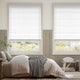 Colorized Bijou Linen White Roman Blind 8746