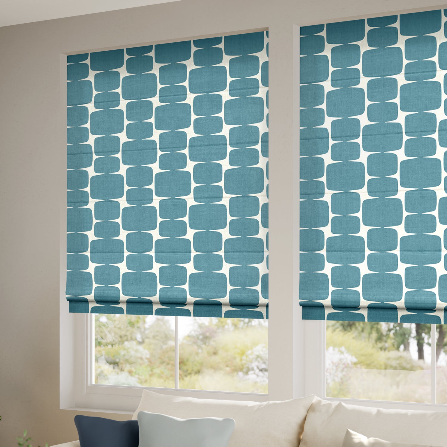 ColorizedZoom Lohko Pacific  Roman Blind 6769