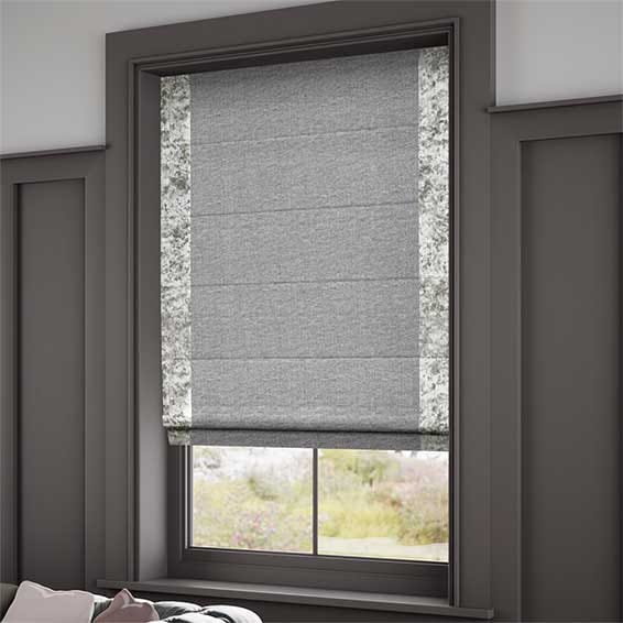 ColorizedZoom Velvet Crush Storm Roman Blind 6771