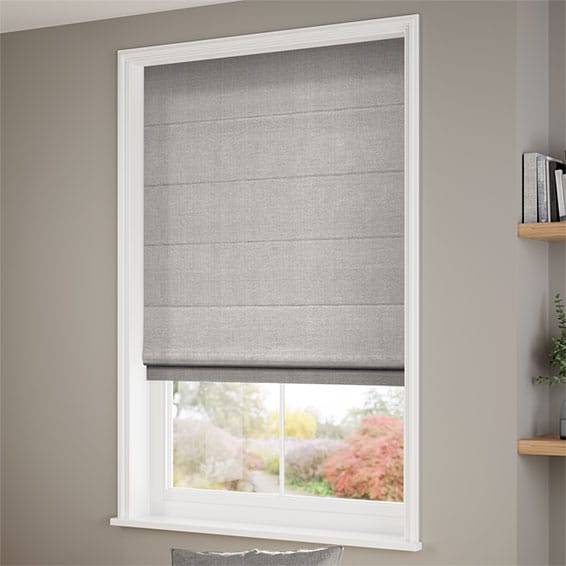 ColorizedZoom Harrow Grey Wash Roman Blind