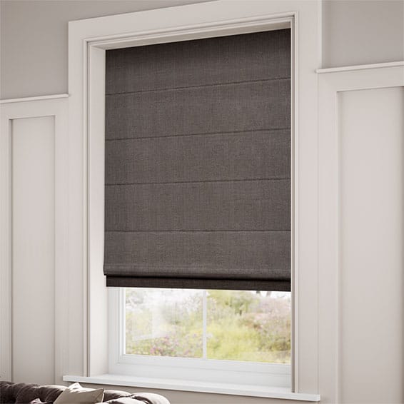 ColorizedZoom Harrow Grey Taupe Roman Blind 6779