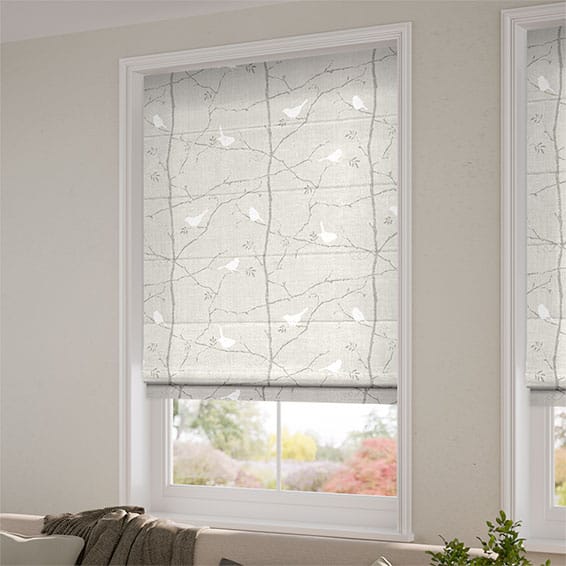 ColorizedZoom Springs Dawn Chorus Linen Roman Blind 6813