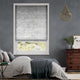 Colorized Crushed Velvet Steel Roman Blind 6826