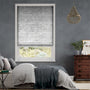 Colorized Crushed Velvet Steel Roman Blind 6826