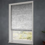 ColorizedZoom Crushed Velvet Steel Roman Blind 6826