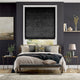 Colorized Crushed Velvet Obsidian Roman Blind